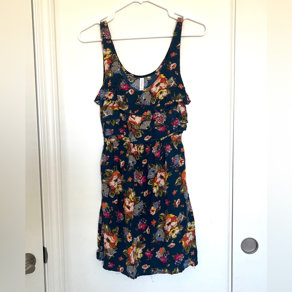 Xhilaration Floral Mini Dress - Multicolor